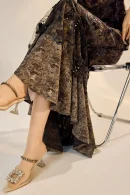 Elegant Light Luxury Heavy Work Bead Embroidery  Skirt